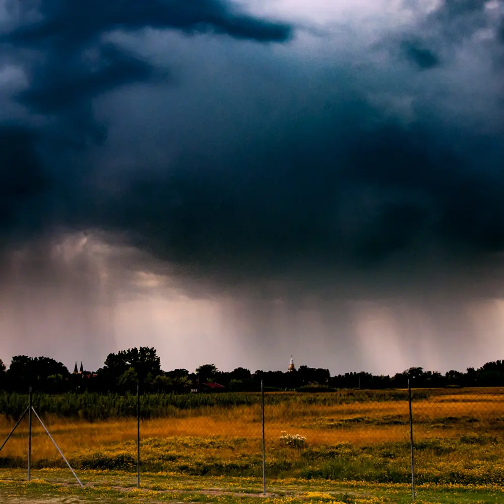 Viharos csatorna táj Tiszaföldvár környékén