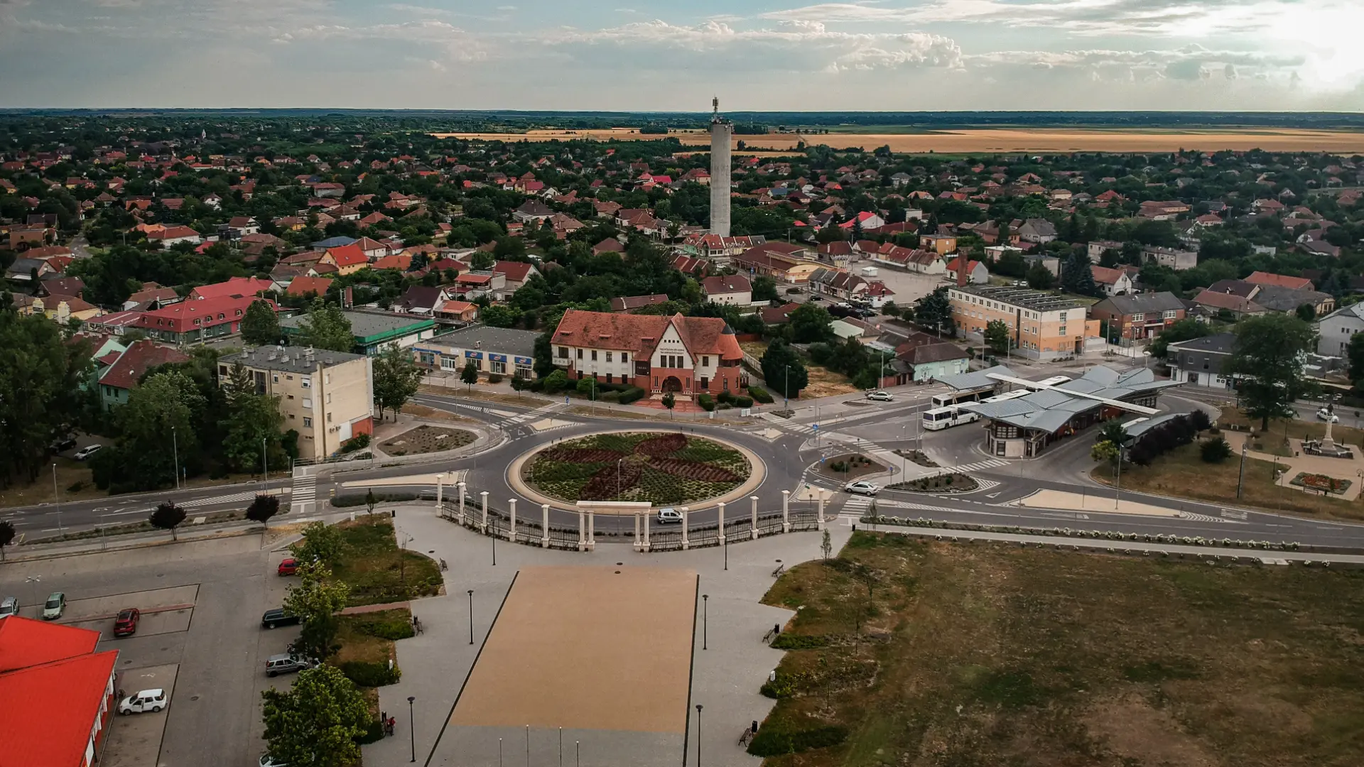 Tiszaföldvár panoráma - Hivatalos weboldal kezdőképe