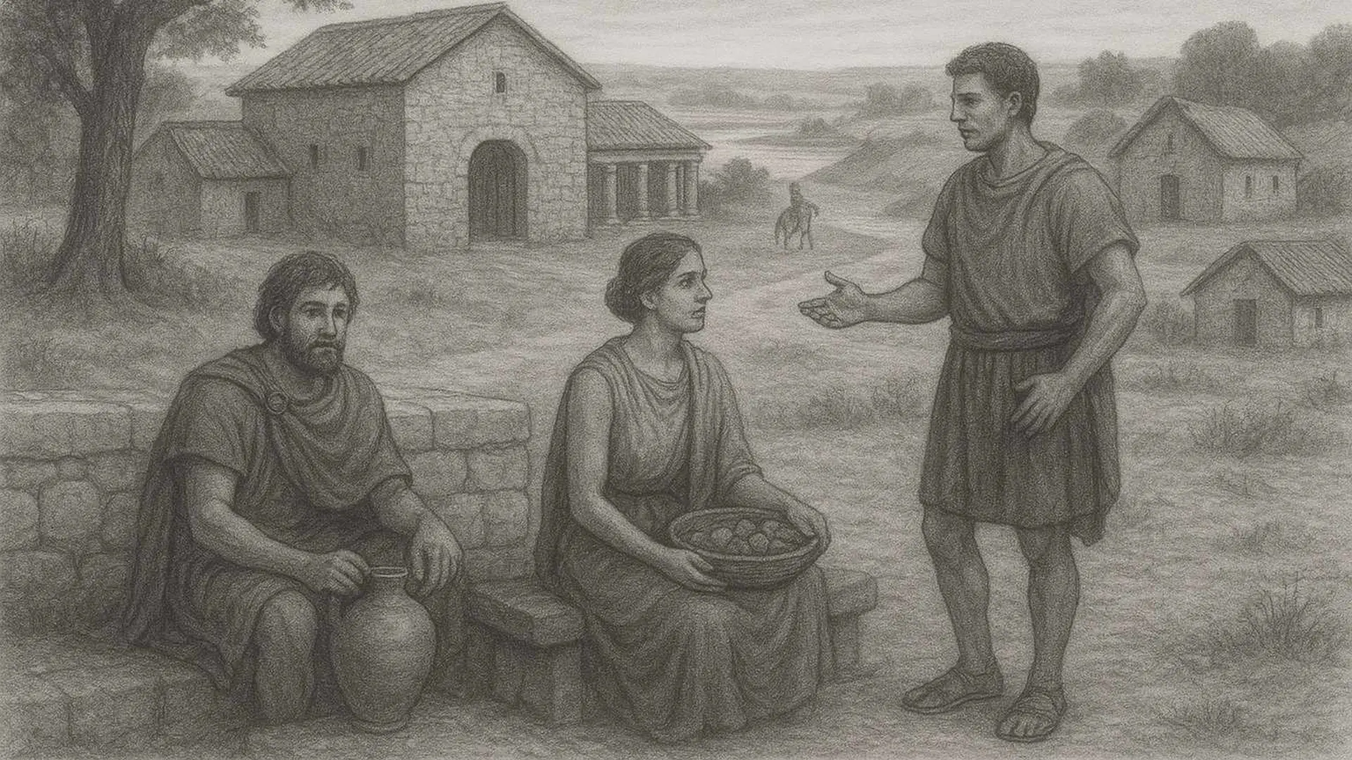 Középkori település