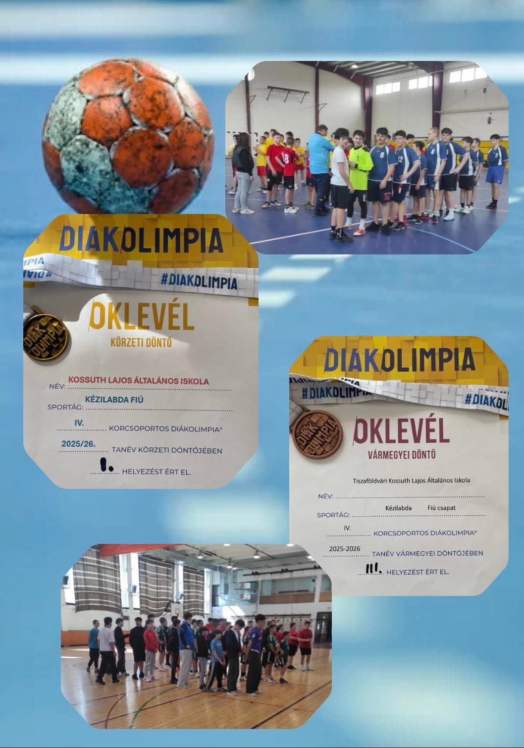 Bronzérem a vármegyei döntőben: Dobogóra álltak a Kossuth suli kézilabdázói